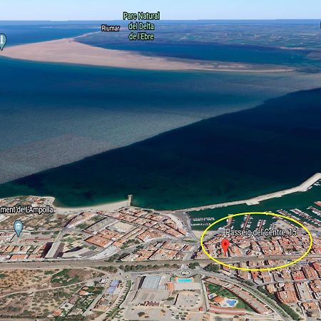 Apt Ideal Para Familias Cerca Del Mar L'Ampolla Exteriör bild